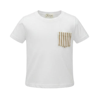 BLOOM T-shirt Bianca In Jersey Per Bambino 133508B