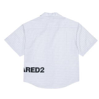 Dsquared2 Camicia In Popeline A Maniche Corte DQ3306-D0AH4-DQ100