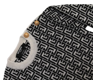 Balmain BT9500 Pullover mit Rundhalsausschnitt