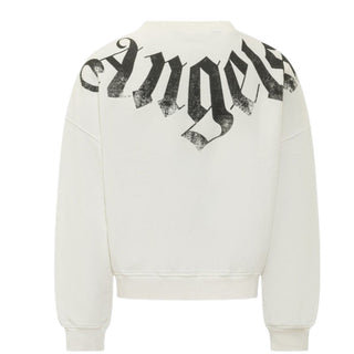 Palm Angels Felpa Avorio Con Stampa PMBA08JS26FLE001