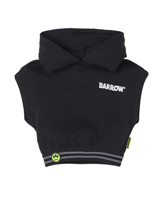 Barrow Felpa smanicata con logo S4BKJGHS104