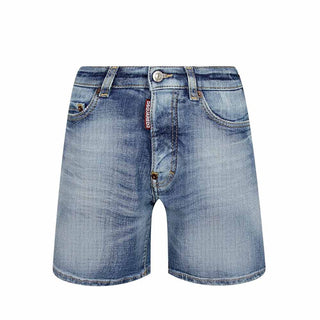 Dsquared2 Bermuda in denim blu chiaro DQ0782-D009T