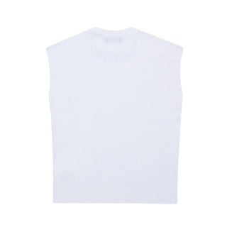 Dsquared2 Canotta Bianca In Jersey Con Logoo DQ3350-D00XM-DQ100