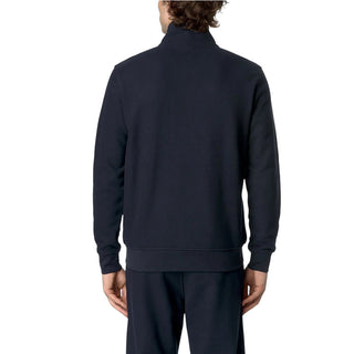 k-Way Felpa Finn Blu Con Zip K8133HW-K89 Per Uomo