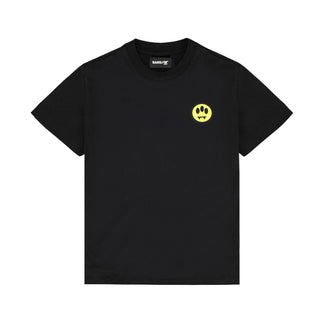 Barrow T-shirt Nera A Maniche Corte Con Smile S6BKJUTH006-110