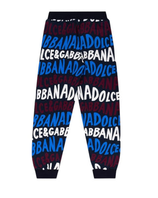 Dolce & Gabbana Pantaloni jogger con stampa all-over L4JPFE-HS7OX