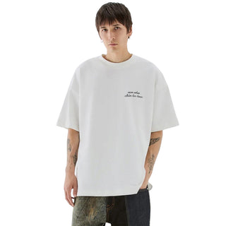 I'm Brian T-shirt Bianca Oversize Con Stampa TS3934/1 Per Uomo
