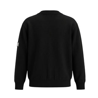 Daniele Alessandrini Cardigan Nero In Misto Viscosa 1231W00343 Per Bambino