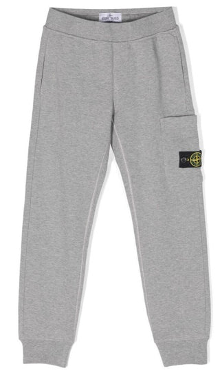 Stone Island Pantaloni jogger con logo 801661540