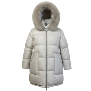 MooRER Giubbino trapuntato con cappuccio NASHIRA