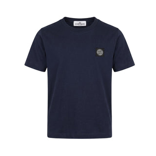 Stone Island T-shirt Blu Navy A Maniche Corte L2S162100003/V0020 Per Bambino