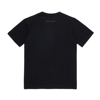 MM6 Maison Margiela T-shirt Nera Con Numeric Logo M61022-MM04I-M6900