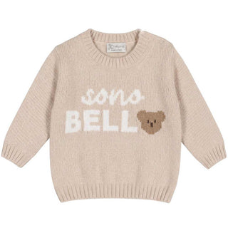 J.o Milano Maglia Girocollo Beige 2663A1-01J Per Bambini
