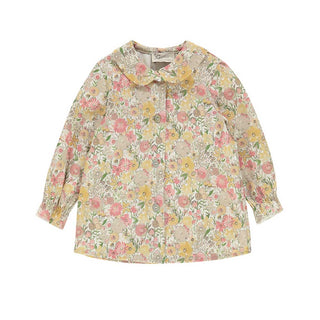 J.o Milano Camicia in fantasia floreale da neonata 566D1