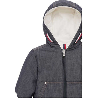 Moncler Piumino Alaric In Denim L29511A00006-77A Per Neonato
