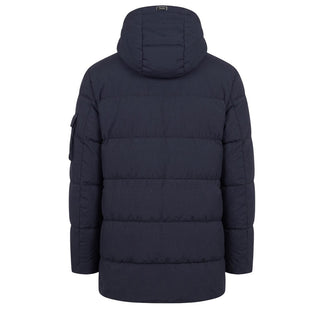 Herno Piumino Blu Navy Con Cappuccio PI001268U-9200 Per Uomo
