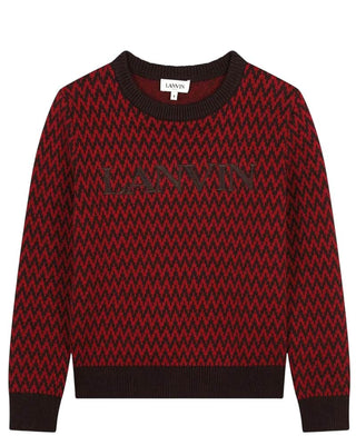 Lanvin Maglia girocollo con logo frontale N30128