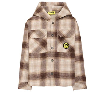 Barrow Camicia A Quadri Con Cappuccio F6BKJBSI085-013 Per Bambino