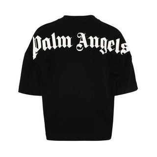 Palm Angels T-shirt Nera Con Logo Per Bambini PBAA002S26JER001/110