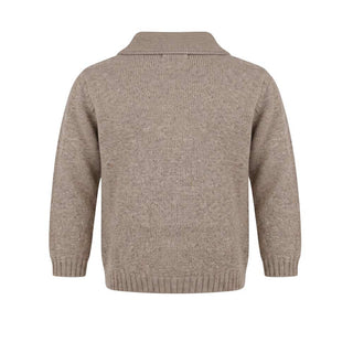 J.o Milano Maglia Polo Beige In Misto Cashmere 2663Z6/1 Per Neonato
