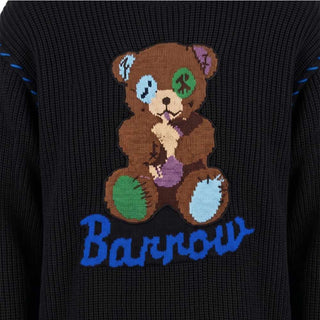 Barrow Maglia Nera In Misto Lana F6BKJUJP040-110 Per Bambini