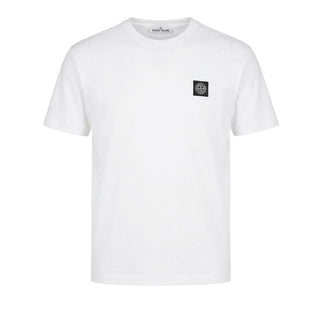 Stone Island T-shirt Bianca A Maniche Corte L2S152100027/V0001 Per Uomo
