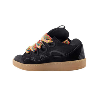 Lanvin Sneakers Con Lacci Spina Di Pesce FWSKDK12DRA2P2510 In Pelle Nabuk