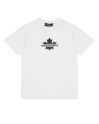 Dsquared2 T-shirt in jersey con logo DQ2743 D0AC7