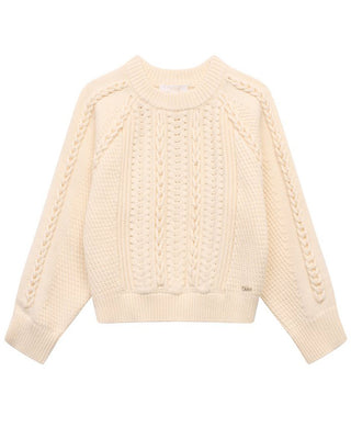 Chloè Maglia girocollo da bambina C20294