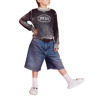 Diesel Bermuda in denim effetto slavato J02548-KXBSC-K01