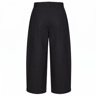 MM6 Maison Margiela Pantaloni Neri In Misto Cotone M61100-MM08H-M6900 Per Bambini