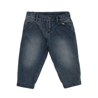 Maperò Jeans in denim blu da neonato M32264