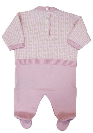 Balmain Playsuit bs0a510 mit Knöpfen hinten