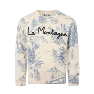 Mc2 Saint Barth Maglia avorio La Montagne in misto cashmere DOU0012 00266E