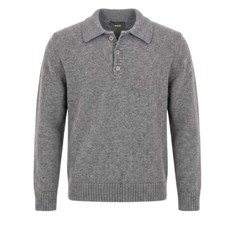 I'm Brian Maglia Polo Grigia In Misto Lana MA3809 Per Uomo