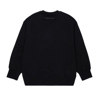 MM6 Maison Margiela Felpa Girocollo Nera Con Numeric Logo M61009-MM02X-M6900
