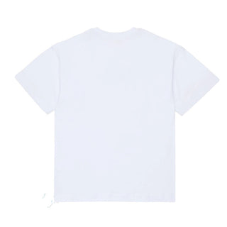 Diesel T-shirt Bianca In Jersey Con Oval D Per Bambini J02590-0GRAI-K100