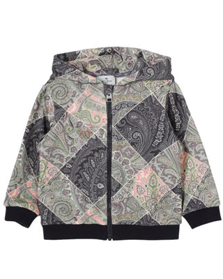 Etro Felpa con zip e cappuccio da neonato GV4500-Z2419