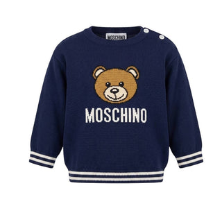 Moschino Crewneck Sweater MYW00J With Teddy Bear