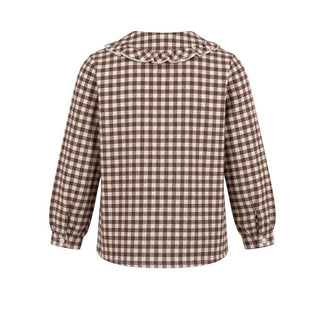 J.o Milano Camicia A Quadri In Flanella 2666N1 Per Neonata