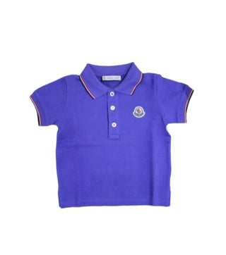 Moncler T-shirt a polo con simbolo POMH59-E096A