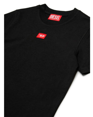 Diesel T-shirt in jersey con patch logo J02501-0GRAI