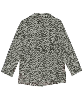 Lù:Lù Giacca animalier in felpa LL3333