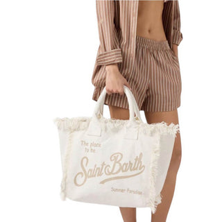 Mc2 Saint Barth Borsa Vanity In Lino Avorio VANI022/09067L