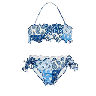 Mc2 Saint Barth Bikini Emy Con Fantasia Radical Patch EMY0001/02397L Per Bambina