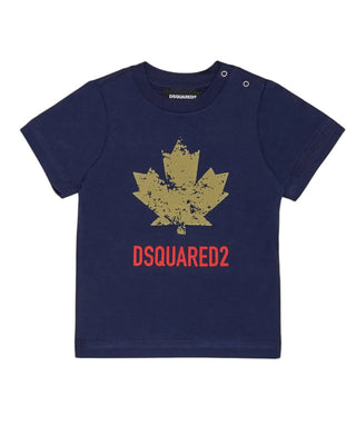Dsquared2 T-shirt in jersey a maniche corte con stampa DQ3112 D00XM