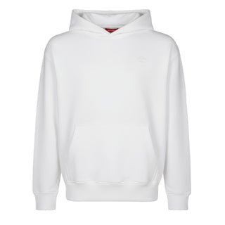 Diesel Felpa bianca con cappuccio e Oval D A11304-0GYCJ