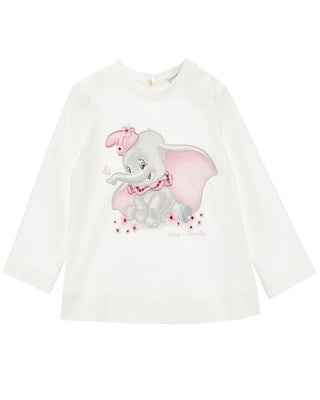 Monnalisa T-shirt a maniche lunghe con stampa 39D602