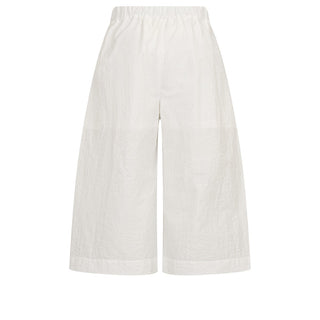 Simonetta Pantaloni culotte bianchi con ricamo SW6A22-P0517
