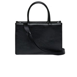 Diesel Borsa Nera In Similpelle Con Logo In Rilievo J02529-P8073-T8013